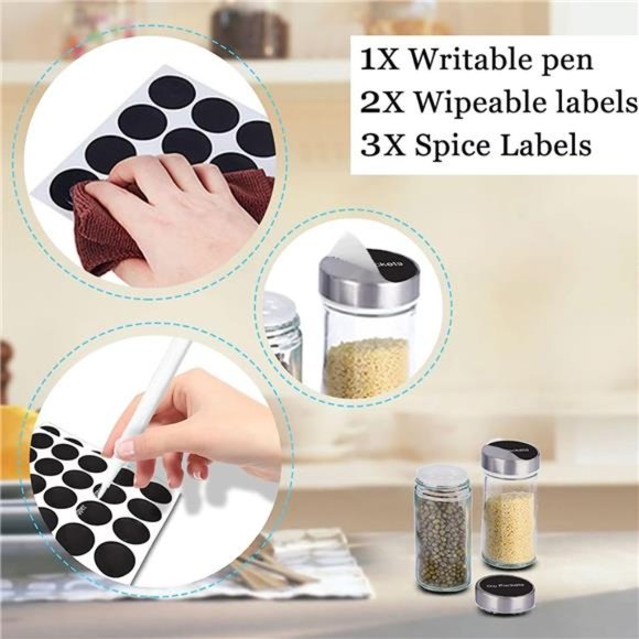 Rotating Spice Rack Organizer for Cabinet with Jars(20-Jar), Revolving Spice - Picture 2 of 6